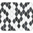 GEOSCAPES DIAMOND in Black/White  Tile