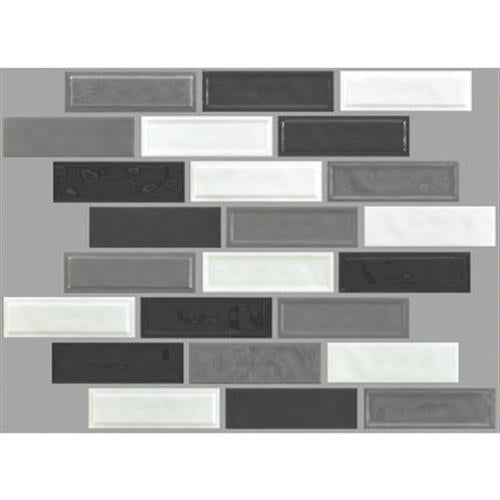 GEOSCAPES RANDOM LINEAR in Cool Blend  Tile