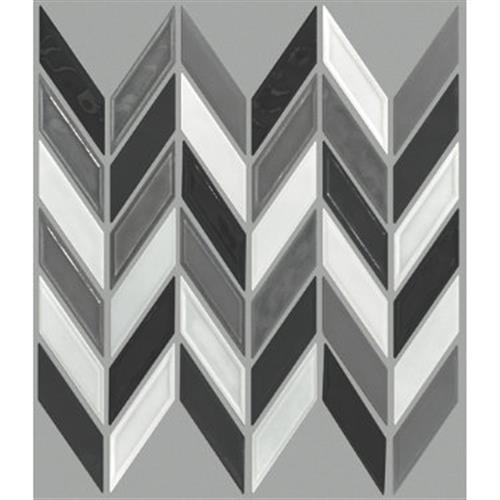GEOSCAPES CHEVRON in Cool Blend  Tile