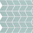 Color Wheel Retro in Spa Chevron Tile