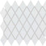 Color Wheel Retro in Arctic White Arabesque Tile