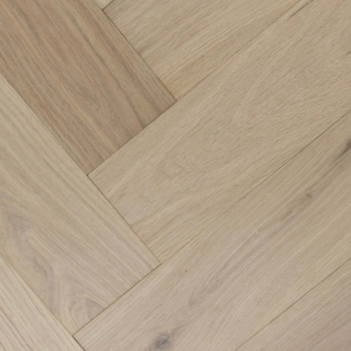 Castillian Premier Herringbone in Monroe Bisque Hardwood