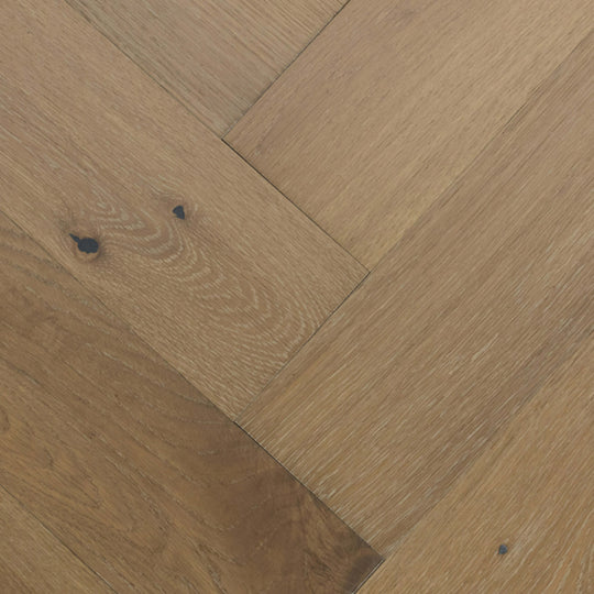 Castillian Premier Herringbone in Coastal Fog