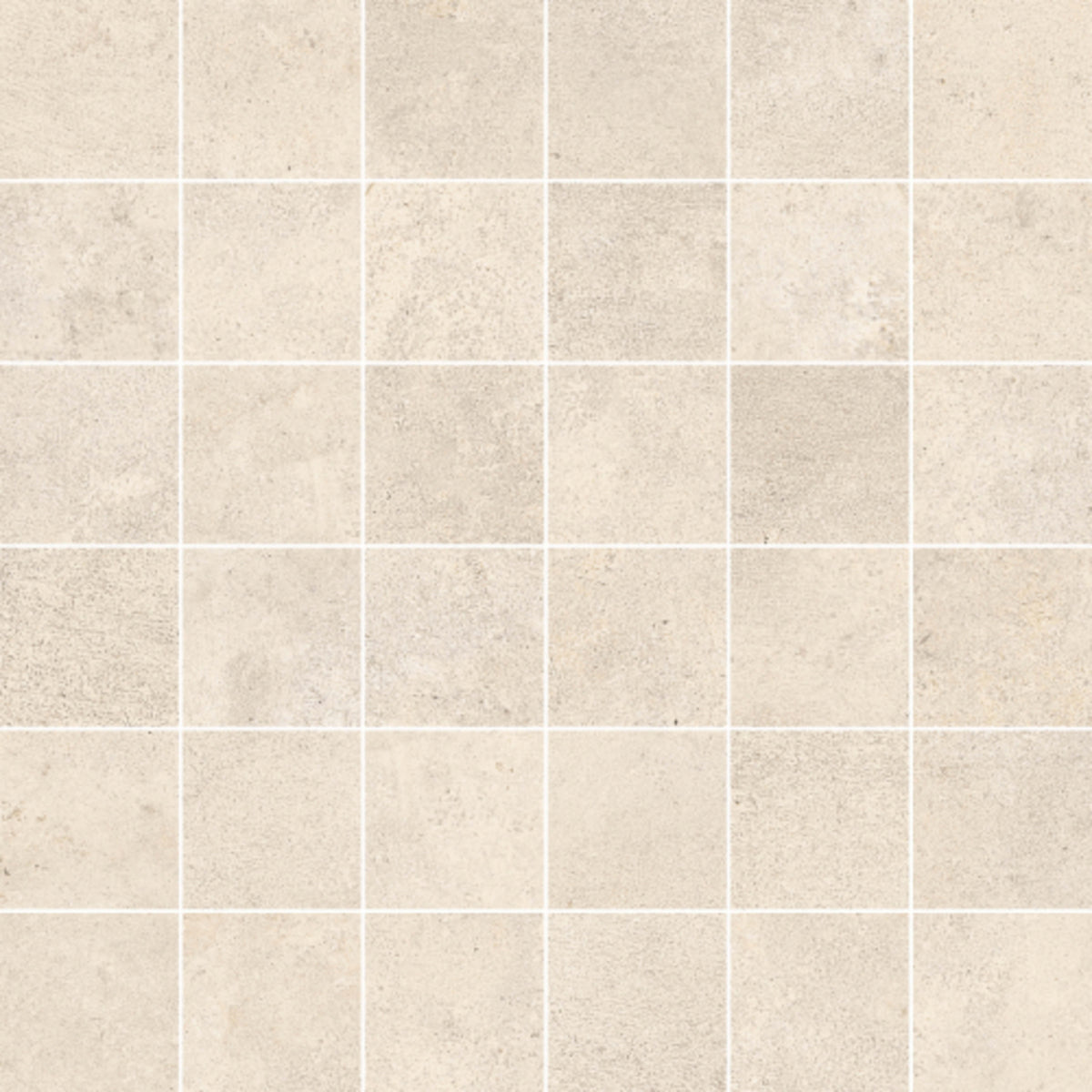 Mosaic Clay - Square in Ivory Tile — Atlanta Flooring Design Centers