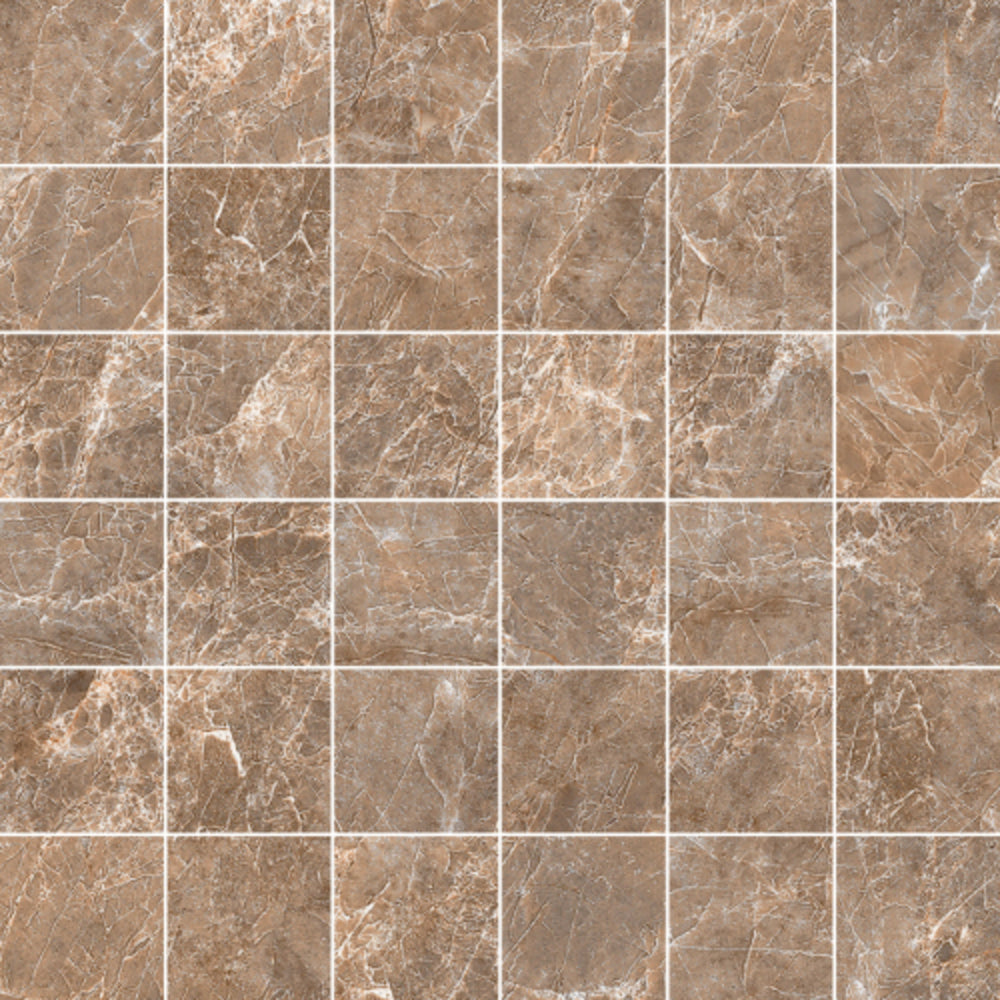Mosaic Mira - Square in Brown Tile