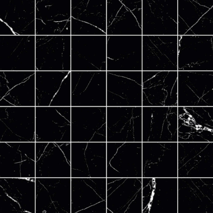 Mosaic Pietra - Square in Black Tile