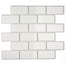 White Thassos in White Thassos 2x4 Beveled Brick Natural Stone