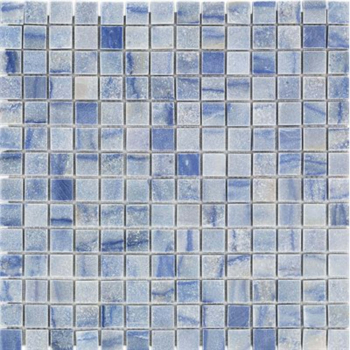 Blue Macauba in Blue Macauba .75x.75 Squares Natural Stone