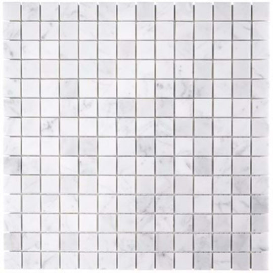 White Carrara in White Carrara 3 / 4x3 / 4 Squares