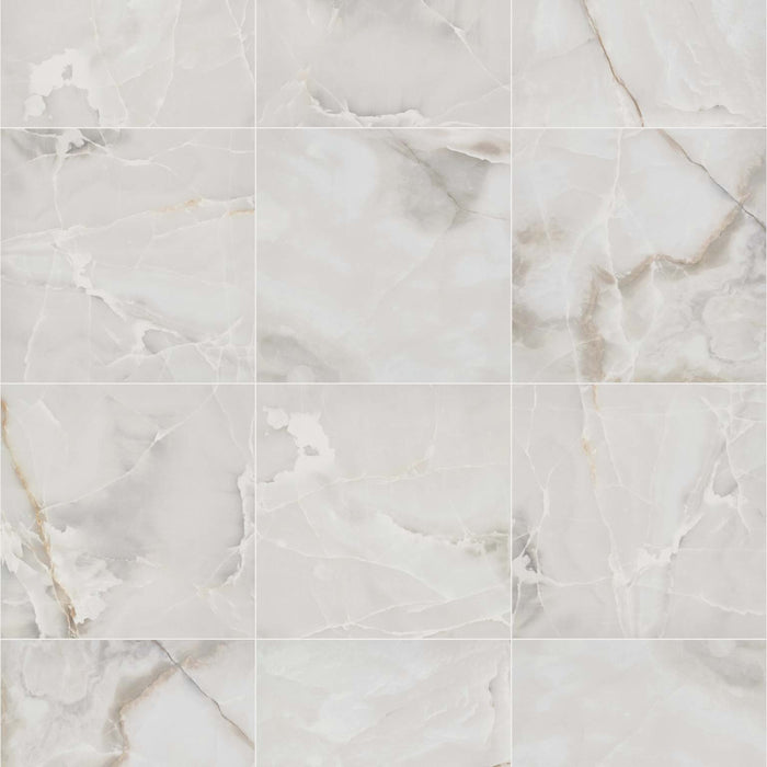 GEMSTONE 24X24 POLISHED in White Tile