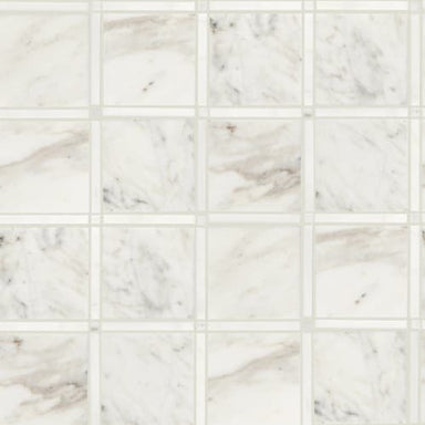 BOCA LATTICE MOSAIC in Calacatta  Tile