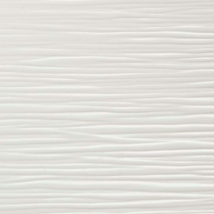3D in White Wave Tile