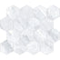 Mosaic Nambia - Hexagon in White Tile