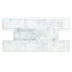 White Carrara in Beveled White Carrara 3x6 Polished Natural Stone