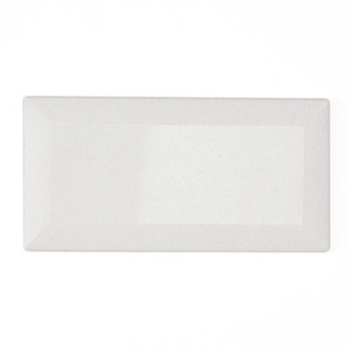 White Thassos in White Thassos Beveled Edge 3x6 Polished Natural Stone