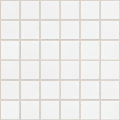 GRANDEUR MOSAIC 2X2 MATTE in White  Tile