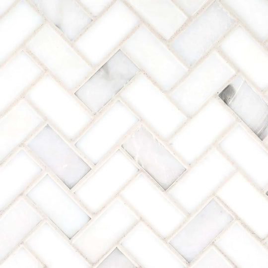 5/8" Herringbone Border Blend Mosaic in Neko