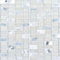 5/8" Stack Brick Blend Mosaic in Auckland Glass Tile