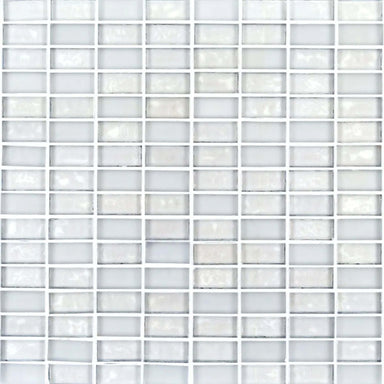 5/8" Stack Brick Mosaic in Auckland Glass Tile