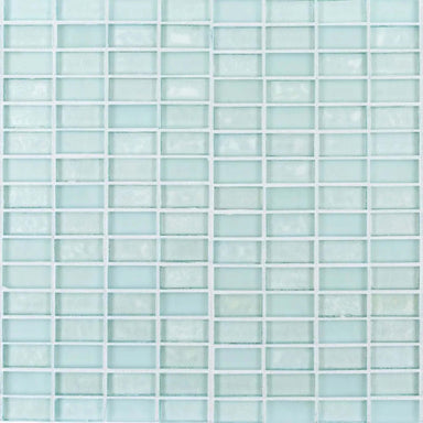 5/8" Stack Brick Mosaic in Mo'Orea Glass Tile