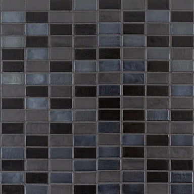 5/8" Stack Brick Mosaic in Waimea Glass Tile