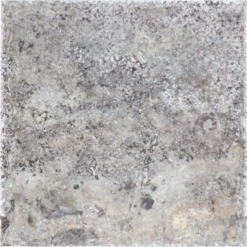 Silver Ash in Chiseled & Brushed 8x8 Natural Stone