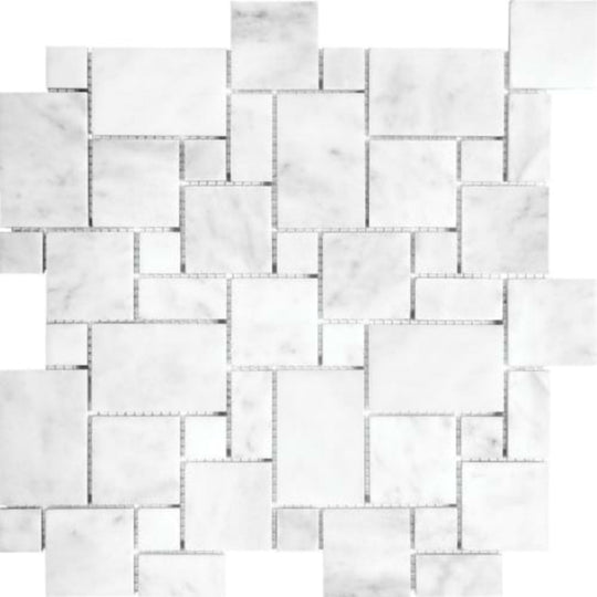 Bianco Venatino in Mini Versailles Honed