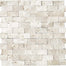 Ivory Travertine in 1x2 In Split Face Mosaics Natural Stone