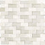 Ivory Travertine in 1x2 In Honed Cubics Mosaics Natural Stone