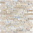 Picasso in 5/8 In Random Strip Tumbled Mosaics Natural Stone