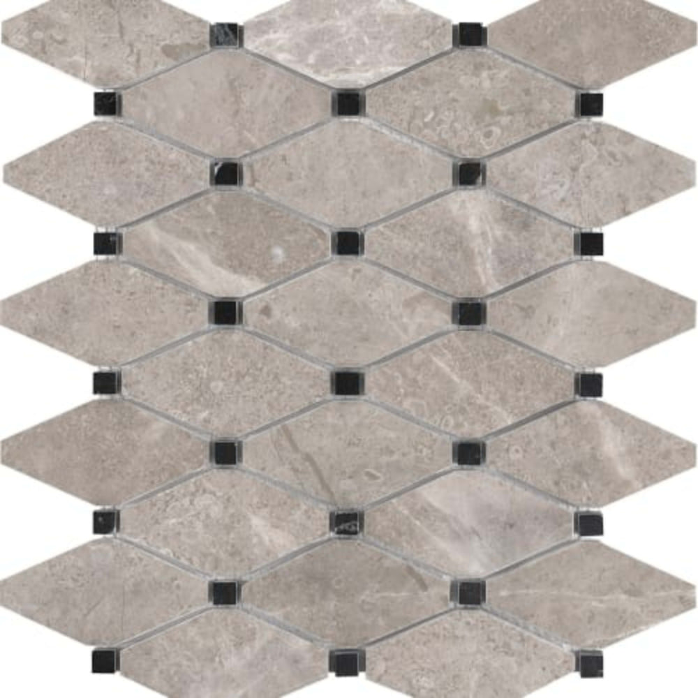 Ritz Gray in Clipped Diamond Polished Natural Stone