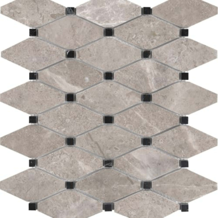 Ritz Gray in Clipped Diamond Polished Natural Stone