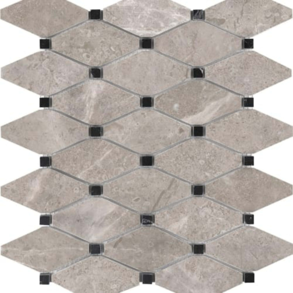 Ritz Gray in Clipped Diamond Honed Natural Stone
