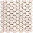Serene Ivory in 1.25x1.25 In Hexagon Polished Natural Stone