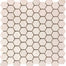 Serene Ivory in 1.25x1.25 In Hexagon Honed Natural Stone