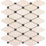 Serene Ivory in Clipped Diamond Polished Natural Stone