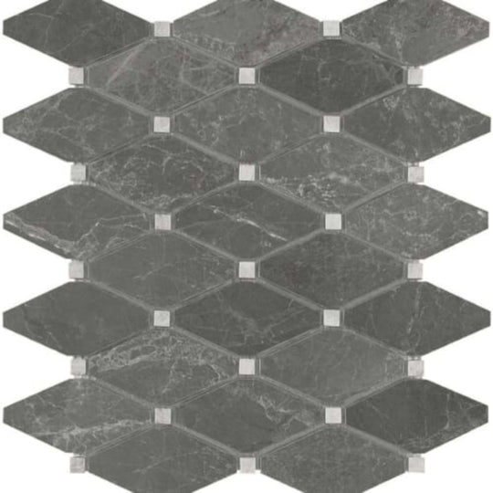 Stark Carbon in Clipped Diamond Polished Mosaics