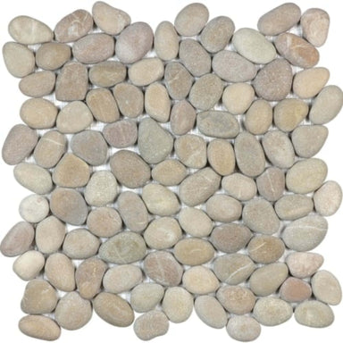 Zen in Driftwood Tan Natural Pebbles Natural Stone