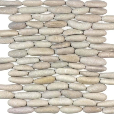 Zen in Driftwood Tan Stacked Pebbles Natural Stone