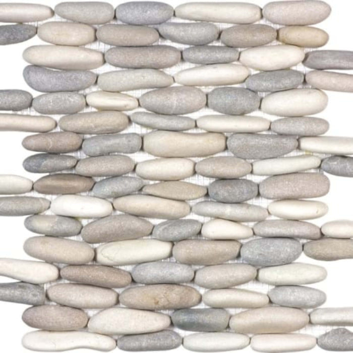 Zen in Harmony Warm Blend Stacked Pebbles Natural Stone