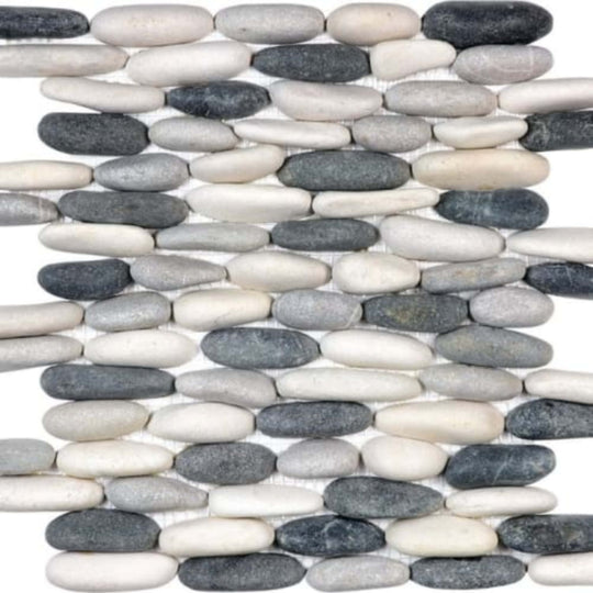 Zen in Tranquil Cool Blend Stacked Pebbles