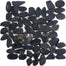 Zen in Tahitian Black Sand Flat Pebbles Natural Stone