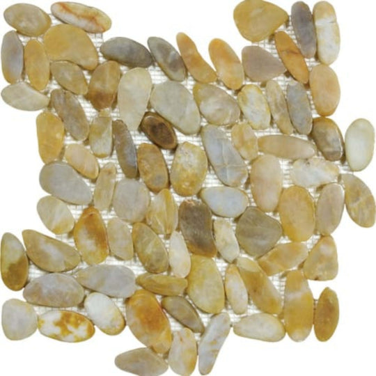 Zen in Tonga Sunset Flat Pebbles