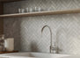 Anciano Grigio in Herringbone Mosaic Honed