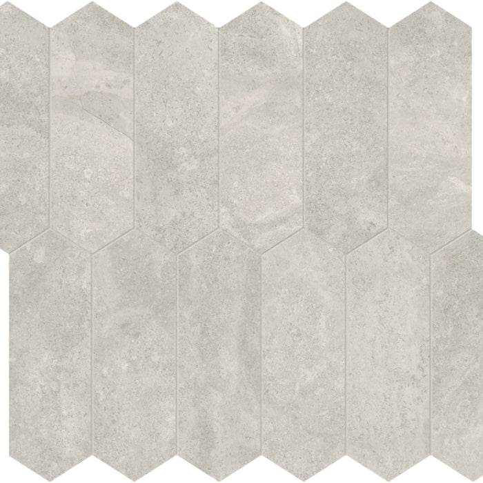 Anciano Grigio in Picket Mosaic Honed Natural Stone