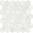 Eterna Bianco in Hexagon Mosaic 2in Polished Natural Stone