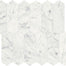 Eterna Bianco in Picket Mosaic 2x6 Polished Natural Stone