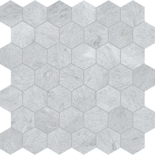 Aura Fresca in Hexagon Mosaic Honed