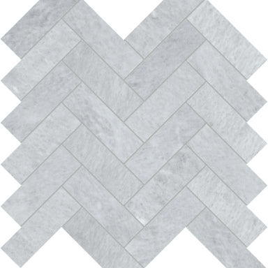Aura Fresca in Herringbone Mosaic Honed Natural Stone