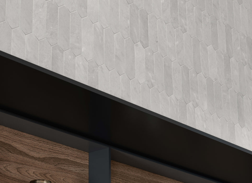 Aura Fresca in Picket Mosaic Honed